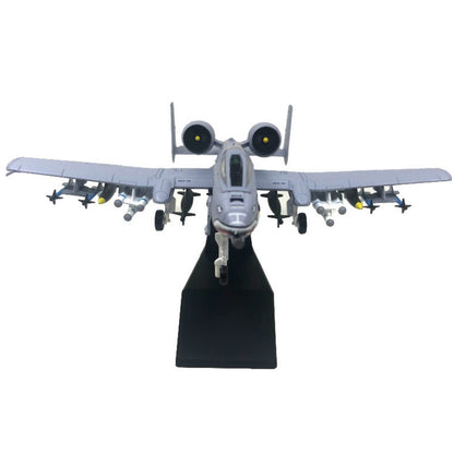 1/100 A-10 Attack Aircraft Thunderbolt II Fighter Airplane Model Collection Gift