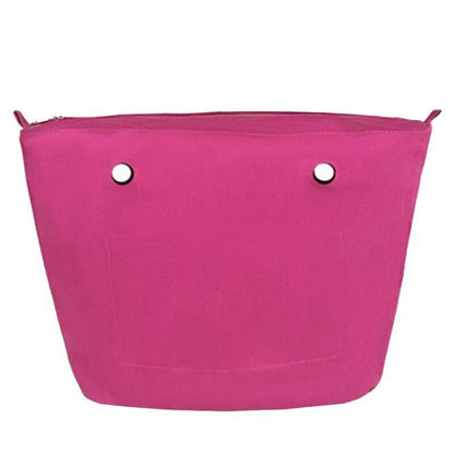 Waterproof Handbag Inner Lining Zipper Pocket Silicone Purse Canvas Accessories