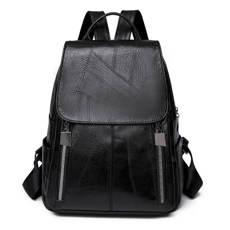 CELELA Soft Leather Backpack Women's Street Trend Wear Resistant Travel Bag