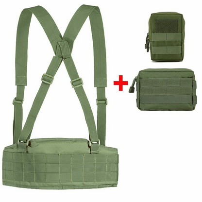 Tactical Belt Army Hunting Waist Support Waist Bag Carrier Adjustable SoftPadded