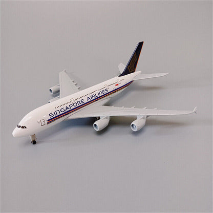 1:120 A380 Singapore Airlines Civil Airliner Paper Model Unassembled Ornaments