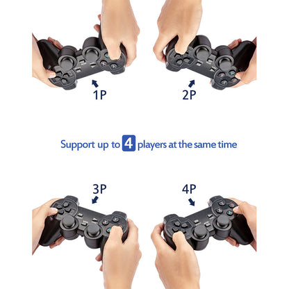 Portable Game Console for PS1/PSP,wireless controllers,mini 4K HD TV video game
