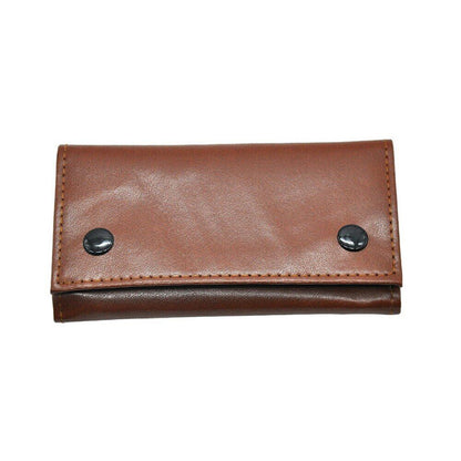 Leather Tobacco Pouch Pipe Cigarette Holder Smoking Paper Holder Wallet Male Bag