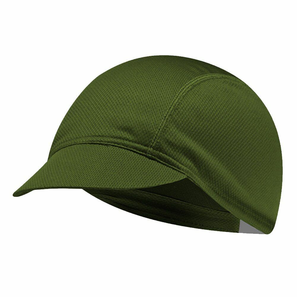 Cycling Cap Solid Color Protection Running Sports Hat Mesh Outdoor Riding Biking