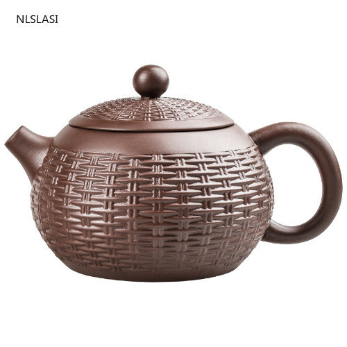 Kettle Handmade Tea Set Chinese Yixing Tea Pot Purple Clay Xishi Filter Teapot