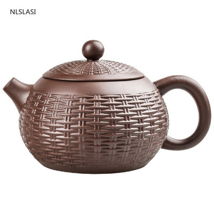 Kettle Handmade Tea Set Chinese Yixing Tea Pot Purple Clay Xishi Filter Teapot