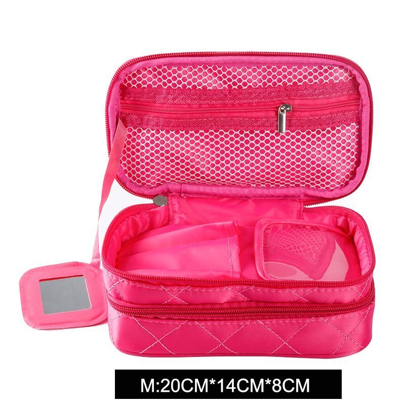 Toiletry Cosmetic Bag Waterproof Beautician Make Up Travel Organizer Beauty Case