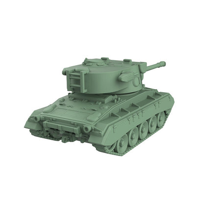 SSMODEL SS1250513 1/1250 Military Model Kit US M24E2 Super Chaffee Light Tank