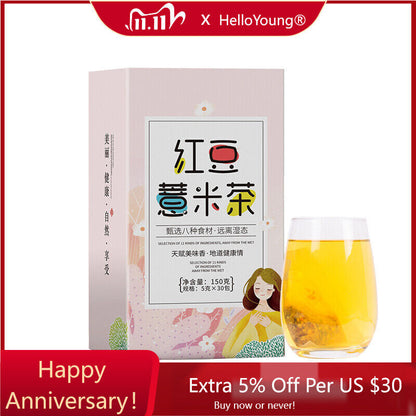 Healthy Organic Herbal Tea Dehumidifying Tea Hongdouyimicha 150g-