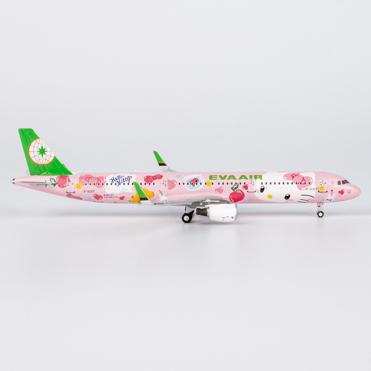 1:400 NGmodels EVA Air Airbus A321 Passenger Airplane Diecast Plane Model