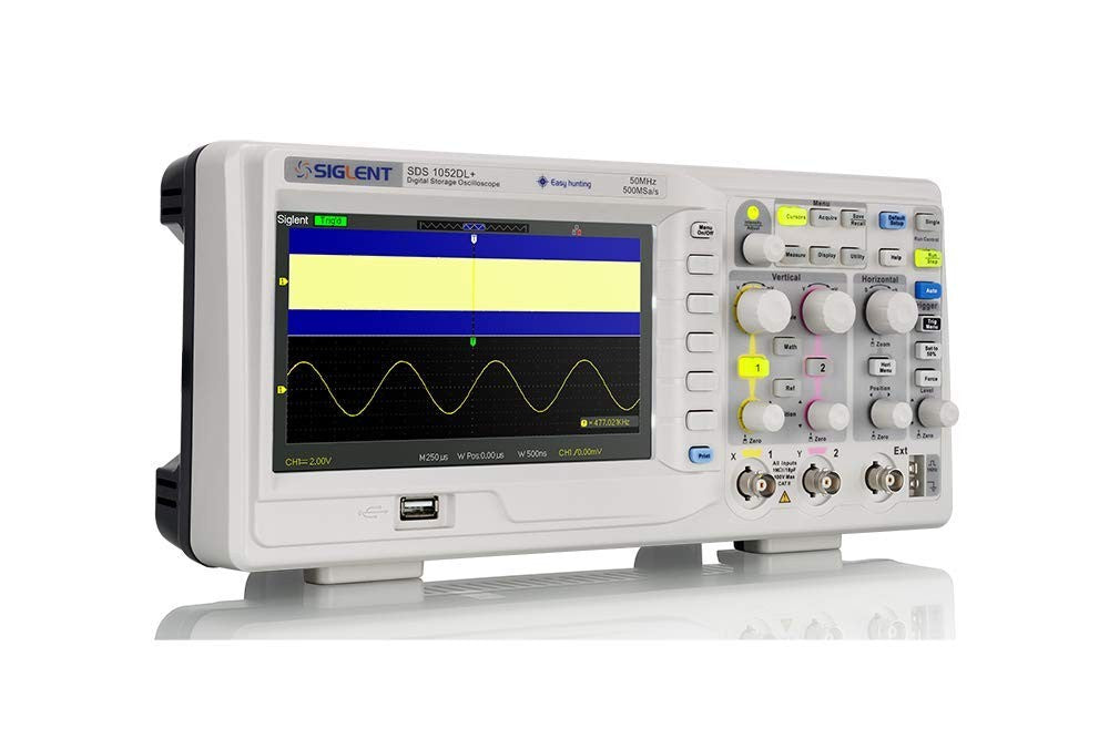Siglent SDS1052DL+ 50 MHz, 2 Channel Digital Storage Oscilloscope