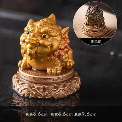 Pixiu-Color Changing Tea Pet Decoration Play Tea Ceremony Kung Fu Tea Set