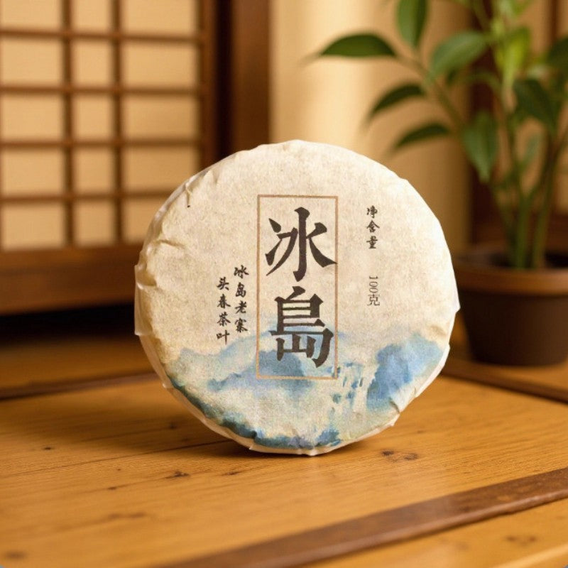 100g Raw Pu'er Mini Tea Cake Yunnan Mengku Bingdao Rich Floral Aroma