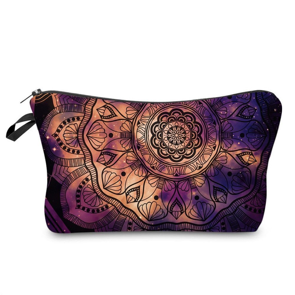 Colorful Pattern Women Travel Storage Bag Cosmetic Bag Waterproof Make Up Bags