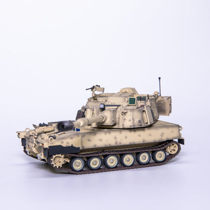 T-MODEL 1/72 M109A7 self-propelled howitzer+ammunition vehicle model Sand color