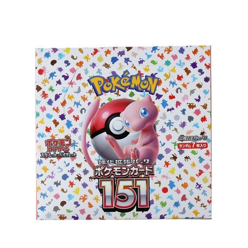 140 Pok é mon Cards 151 White Dragon Black Dragon Card Blind BoxJapanese version