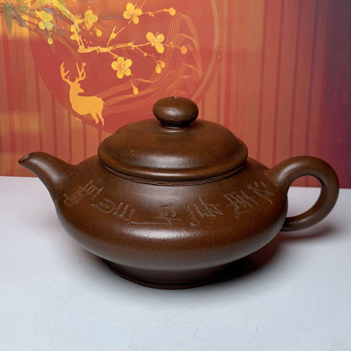 Vintage Chinese Yixing Purple Clay Teapot Zisha Ceremony Fashion Gift Teaware