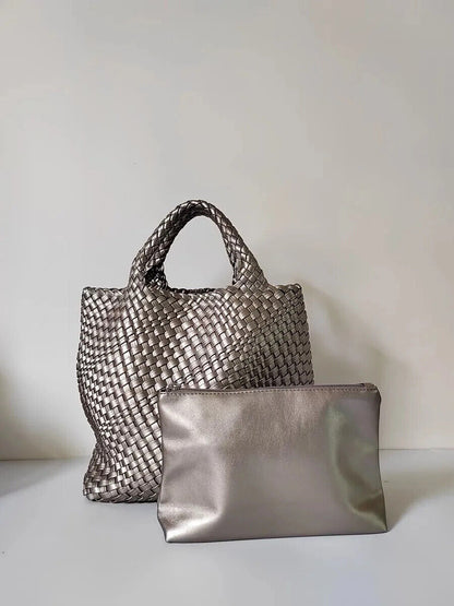 Bag Tote Shoulder Large Bag Woven Dumpling Bag United States Large Package