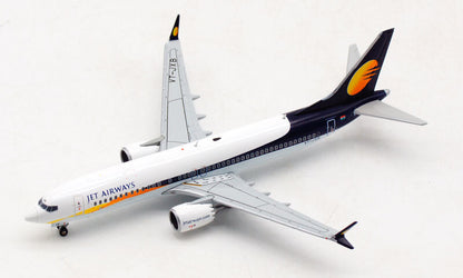 JC Wings Jet Airways India For Boeing B737 MAX8 VT-JXB 1:400 plane Pre-built