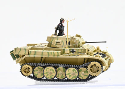 1/72 German Tank No. 2 Bobcat Reconnaissance Tank Camouflage Paint Model