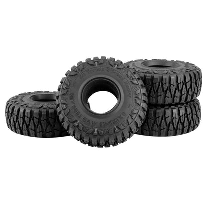 4Pack 1/10 RC Car 1.9" Rubber Wheel Tyres Tires Cover For 1.9in RC Wheel Rim E