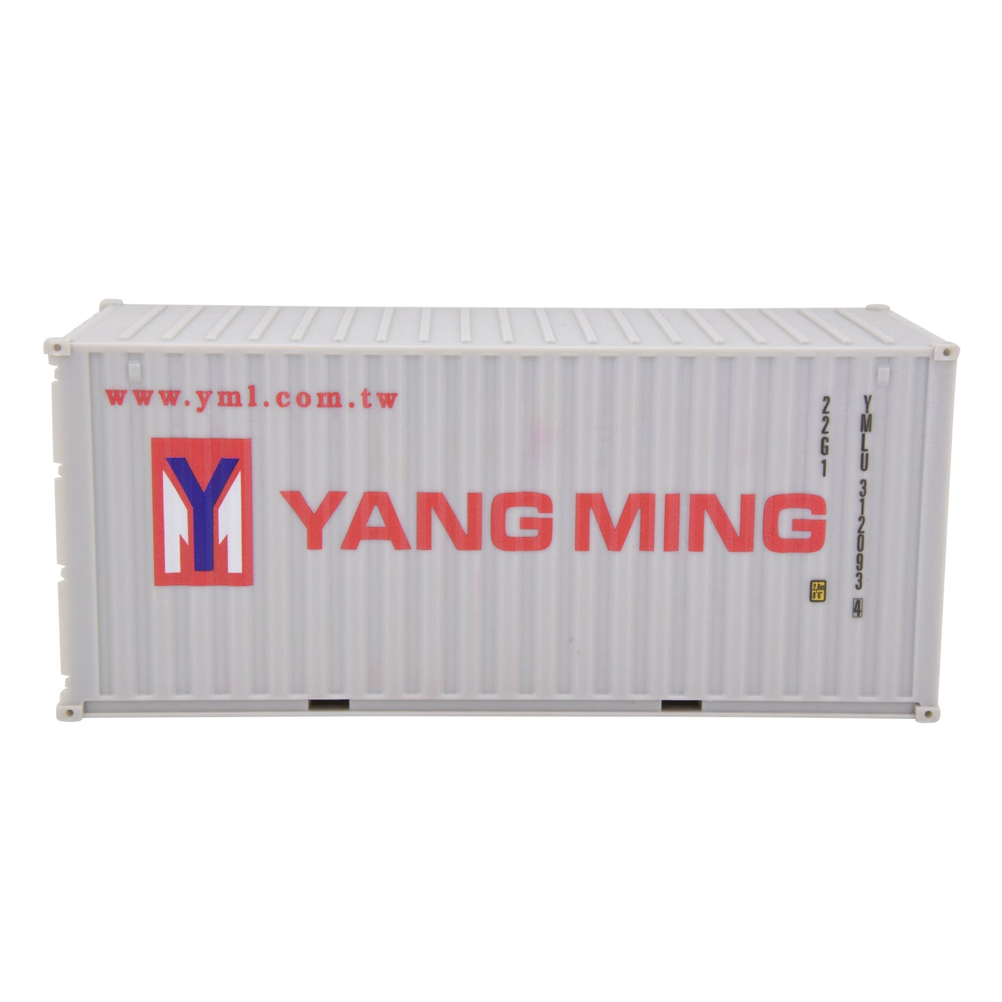 1:35 YANG MING 20GP Shipping Container Model Plastic Office Home Decorate Toy