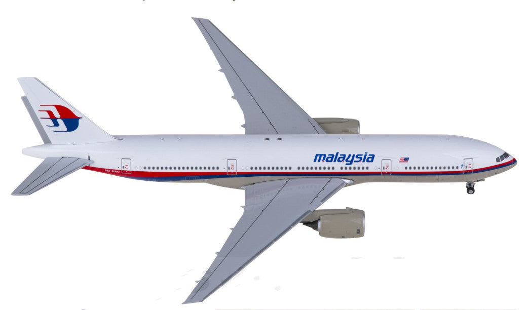 1:400 Bob Models Malaysia Airlines B777-200ER Passenger Airplane Diecast Model