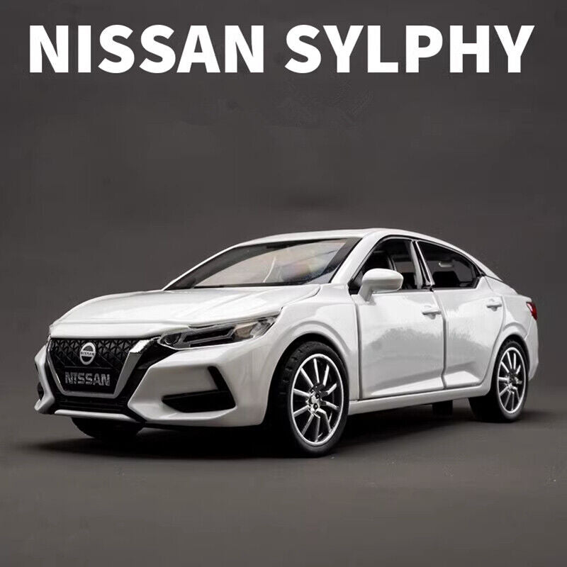 1:32 Nissan Sylphy Diecast Model Car Toy Vehicles Collection Sounds Kids Gifts