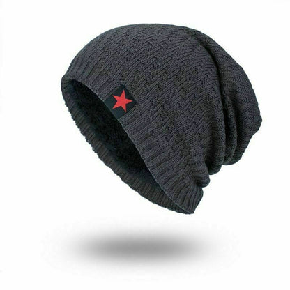 Fashion Soft Cap Men's Hat Beanie Hat Autumn Winter Cap Wool Knitted Warm Hats