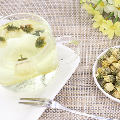 35gDry White Chrysanthemum Flower Buds Floral Herbal Improving Vision Health Tea