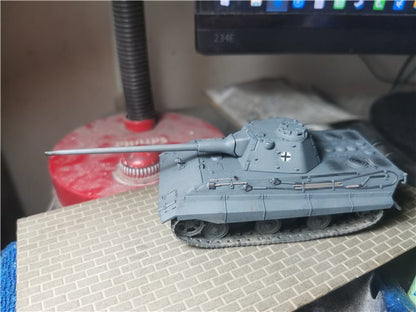 3D Printed 1/72 Germany E50 Plan Tank Model Finished Product
