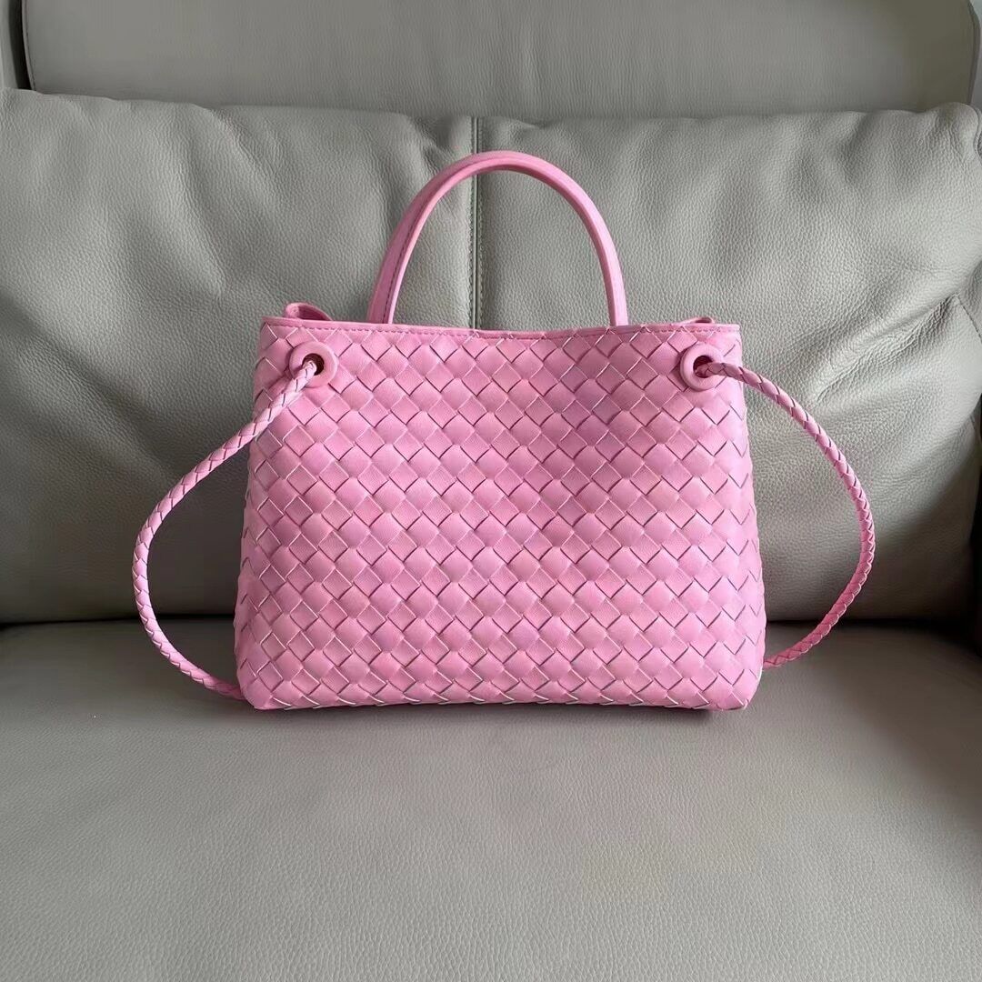 Rope Buckle Braided Tote Bag One Shoulder Portable Cross-body Women's Bag