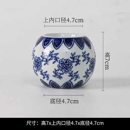 Blue and White Porcelain Ceramic Household Dining Table Desktop Decoration