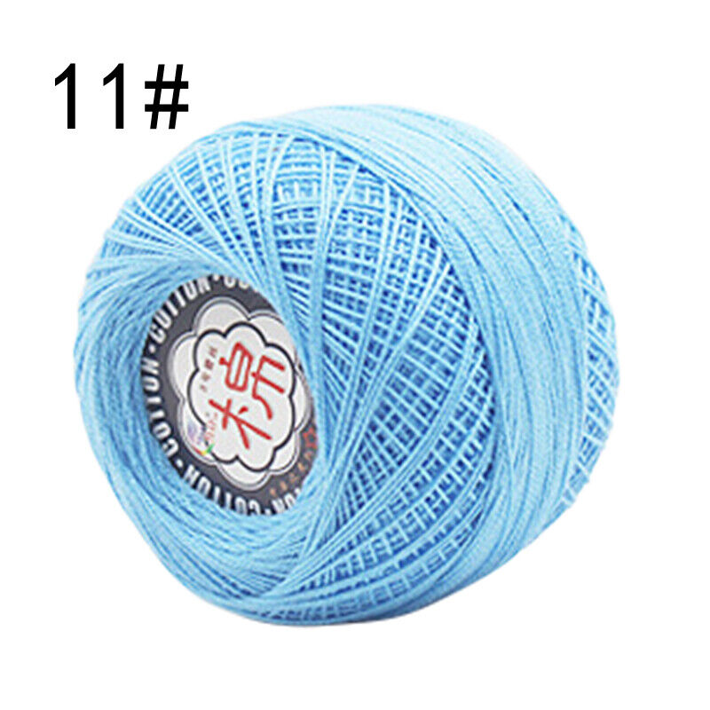Hot Sale 50g Soft Cotton Thread Yarn Knitting Crochet Lace Embroidery Yarn