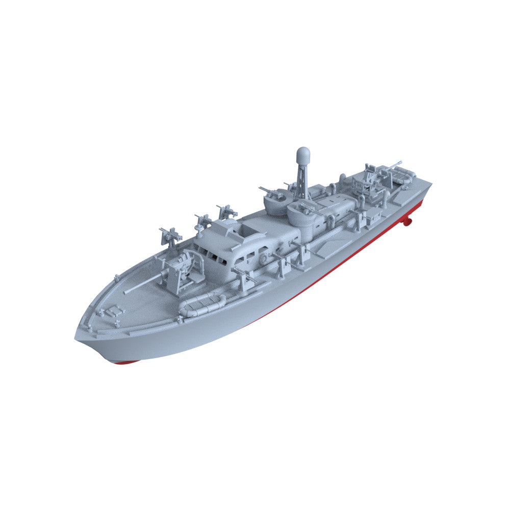 SSC72762S-A 1/72 Military Model Kit USS Elco 77-Foot PT Boa PT-59 FULL HULL