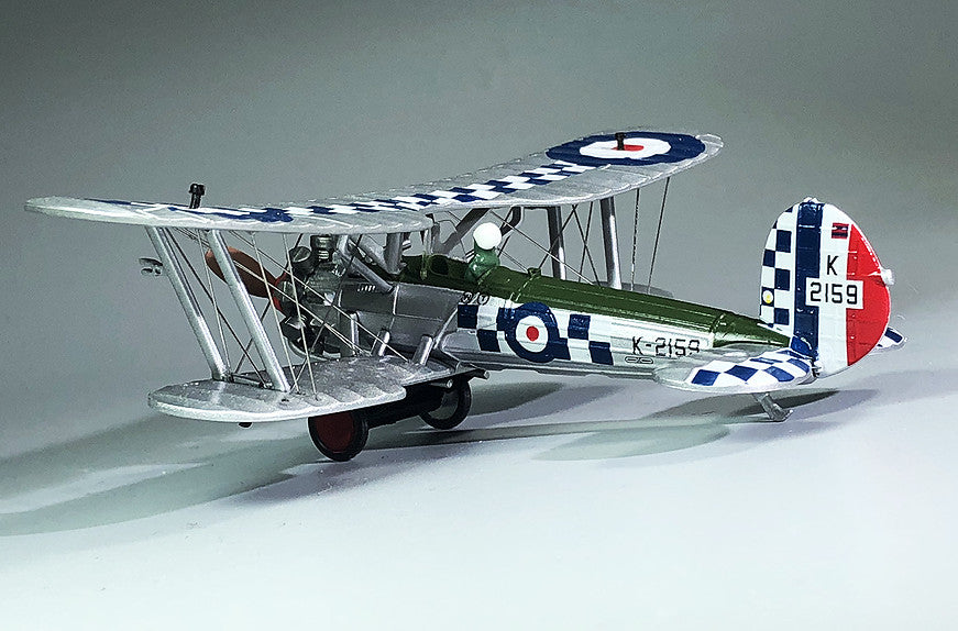 British Bristol Bulldog 1/72 diecast plane model aircraft WLTK
