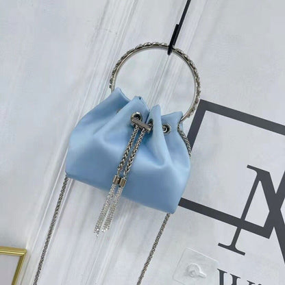 Bags Diamonds Female Shoulder Tassels Chains Handbags Women Crossbady Bag