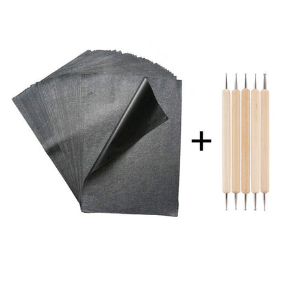 100Sheet A4 Carbon Transfer Tracing Graphite Paper For Wood Carving Canvas