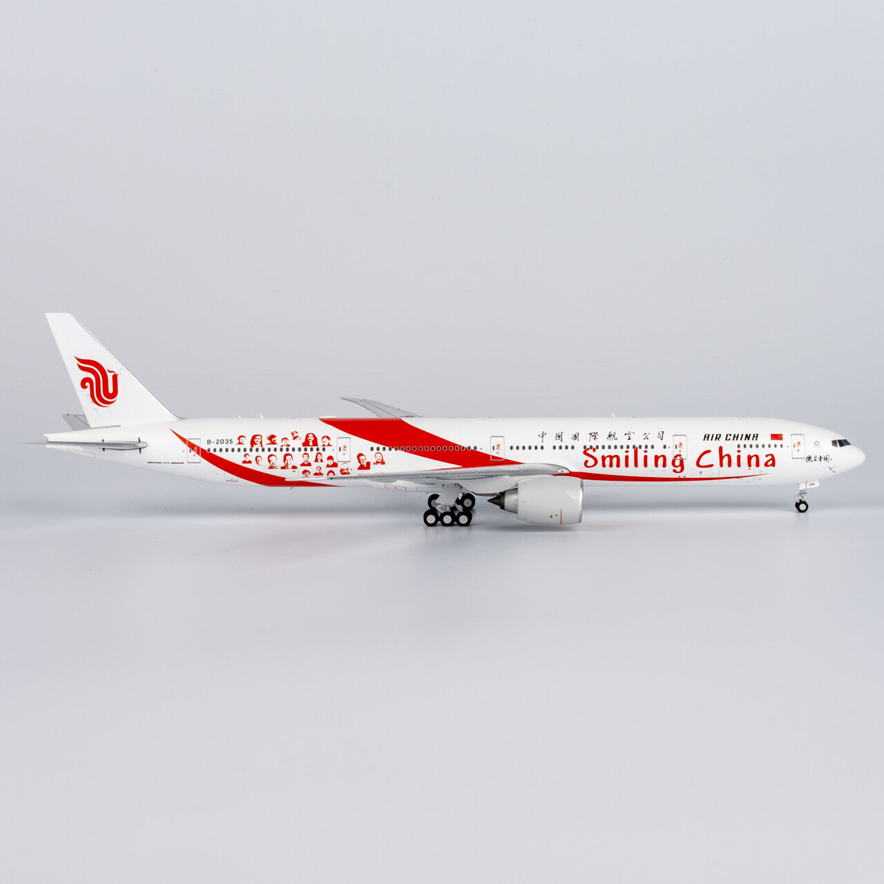 1:400 NGmodels Air China Boeing 777-300ER Passenger Airplane Diecast Model