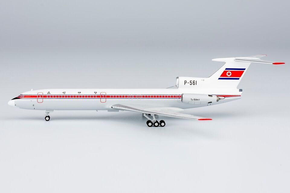 1:400 NG Model Chosonminhang Tupolev TU-154B Airplane Diecast Aircraft Model