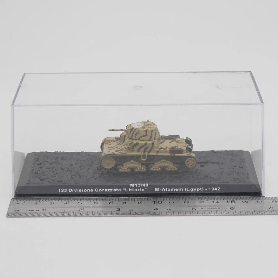 IXO 1:72 M 13/40 1942 WWII Italian Army Tank Alloy Military Model Ornament