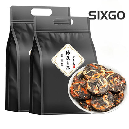 500g Tangerine Peel White Tea Fuding Old White Tea Cake Shoumei Small Tea Cake