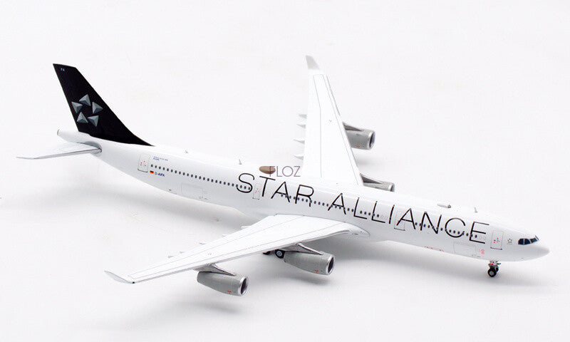 JC Wings Lufthansa Star Alliance for Airbus A340-300 D-AIFA 1/400 Aircraft Model