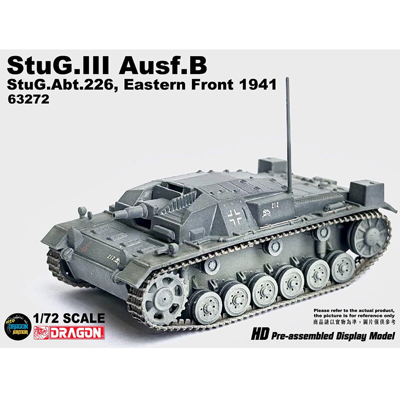 1/72 German 3rd Assault Gun B-Type Tank Model 192nd Assault Gun Battalion 1941