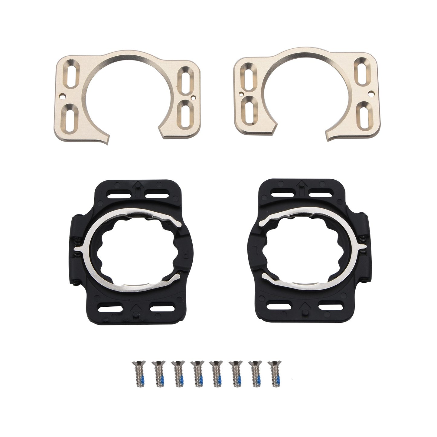 1Pair Pedal Clip Bike Bicycle Shoe Cleats Accessories For Speedplay Zero