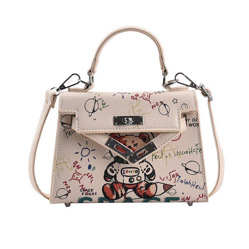 Cute Shoulder Bag Synthetic Leather Small Handbag Crossbody Purse 20*14*6CM 1 PC