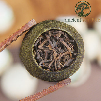 500g Small Green Mandarin Orange Pu'er Tea Royal Court Chenpi Pu-erh