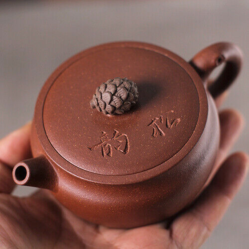 Traditional Craft Health Care Real Yixing Zisha Jiangpo Clay Tea Pot Handmade