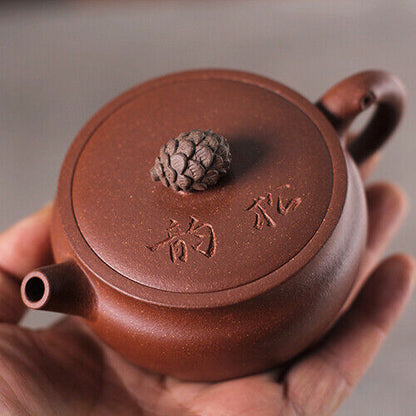 Traditional Craft Health Care Real Yixing Zisha Jiangpo Clay Tea Pot Handmade