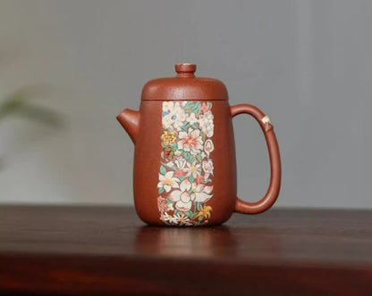 140cc chinese Yixing Handmade Zisha teapot JiangPoNi FanHua Hu Gongfu Tea Pot